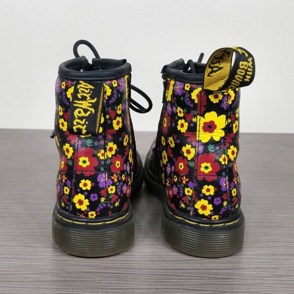 Dr Martens Brookley Vintage Garden Softy Floral Booties, Junior Size 10 US / 27 - Picture 5 of 11